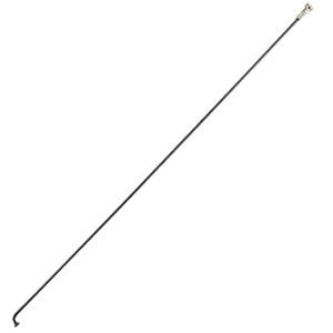 RAYON 2MM INOX NOIR L276 AVEC ECROU(X1) MACH1