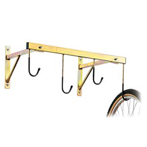 SUPPORT BICYCLE MURAL 4 BICYCLES WHEEL ATTACHMENT 76X45CM METAL