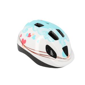 CASQUE ENFANT HEADGY KITH BLANC / ROSE / BLEU AVEC REGLAGE OCCIPITAL 52 / 56