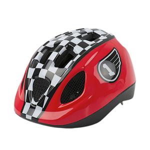 HELMET KIDS BABY HEADGY RACE RED/BLACK WITH OCCIPITAL ADJUSTMENT 46/53