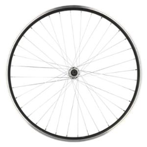 ROUE VTC 28" AR BLOCAGE JANTE NOIR MACH1 ER10. MOYEU MICHE A VISSER 5 / 6 / 7V V-BRAKE 36T