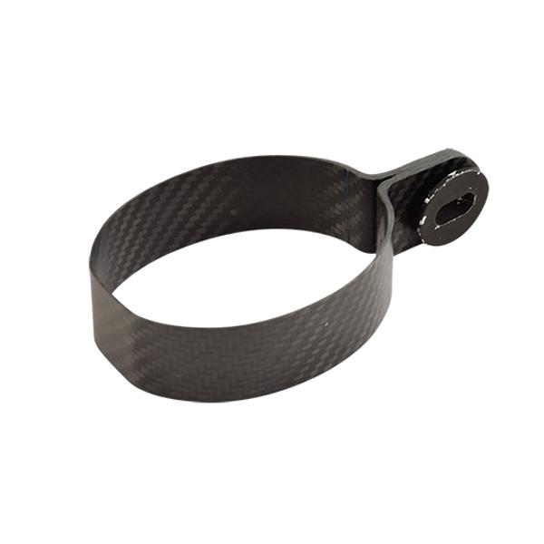 COLLIER SILENCIEUX POT MECABOITE LEOVINCE X-FIGHT CARBONE ADAPT. RS4 / BETA / SENDA DRD PRO