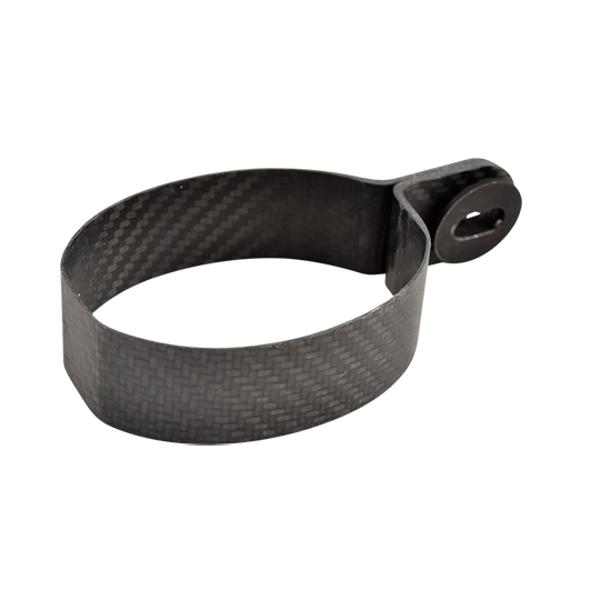 COLLIER SILENCIEUX POT MECABOITE LEOVINCE X-FIGHT CARBONE ADAPT. SENDA / HM / DT50 / MRT / TZR