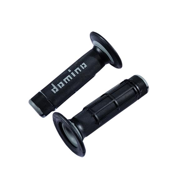 REVETEMENT / POIGNEE DOMINO A020 CROSS DOUBLE DENSITE NOIR / GRIS (PR) 118MM