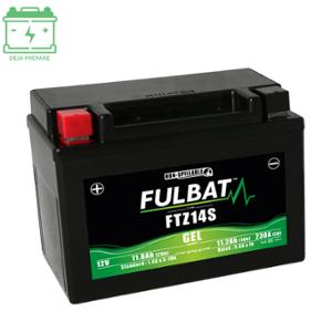 BATTERIE FTZ14S FULBAT 12V11.2AH LG150 L88 H110 (GEL - SANS ENTRETIEN) - ACTIVEE USINE