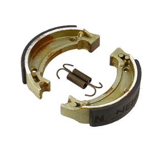 BRAKE SHOES MAXI SCOOTER -REAR- NEWFREN FOR 125 CYGNUS/FLAME ->2003