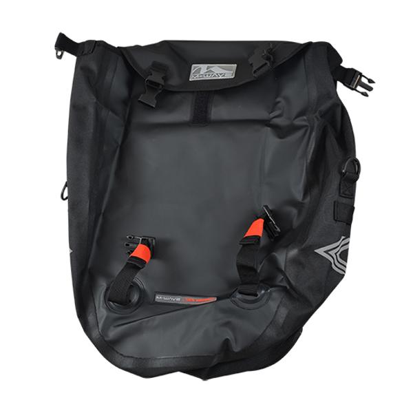 BAG FOR BICYCLE/MOPED CANADA BLACK 100% WATERPROOF MOUNTING ON REAR LUGGAGE RACK (PA