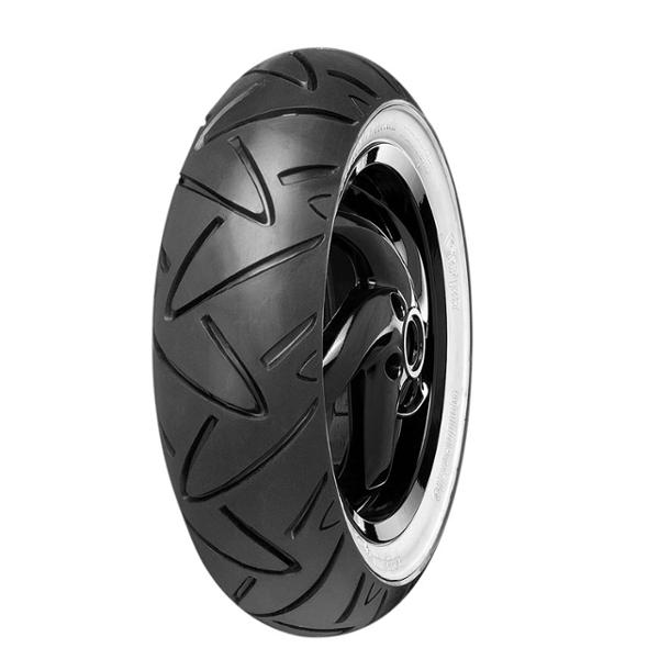 TYRE -SCOOTER-  12 120/70 X 12 CONTINENTAL CONTITWIST WW REINF 58P TL WHITE WALLED