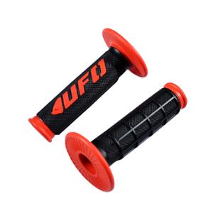 GRIPS UFO CHALLENGER BLACK/RED   (PAIR)