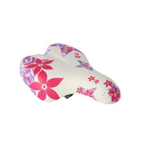 SELLE ENFANT KID 14 / 16 POUCES MONTE GRAPPA 995 OK GO BLANC / ROSE AVEC CHARIOT DE SELLE