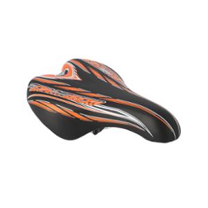 SELLE ENFANT KID 16 / 20 POUCES MONTE GRAPPA 996 OK GO NOIR / ORANGE AVEC CHARIOT DE SELLE