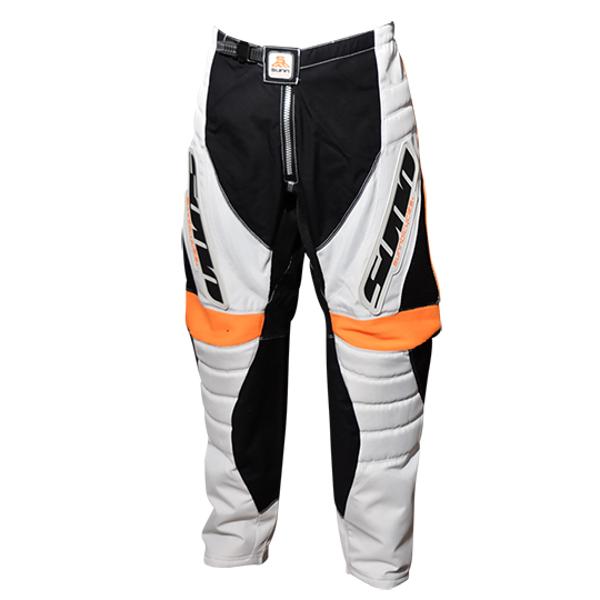 PANTALON BMX LYNX ADULTE BLANC / NOIR / ORANGE T34