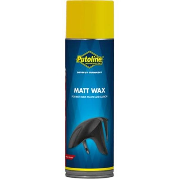 CIRE PROTECTION PUTOLINE MATT WAX SPECIAL COULEUR MAT / CARBONE / PLASTIQUE (AEROSOL 500ML)