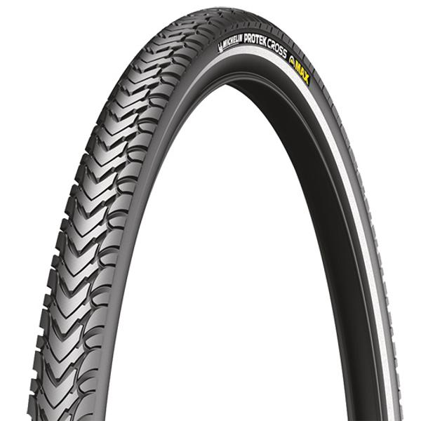 TYRE -HYBRID/URBAN- 26X1.85 TR MICHELIN PROTEK CROSS TT BLACK (47-559) E-BIKE 25km/h