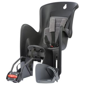 PORTE BEBE AR SUR CADRE POLISPORT BILBY RS INCLINABLE NOIR COUSSIN GRIS FONCE <22KGS