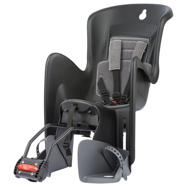 PORTE BEBE AR SUR CADRE POLISPORT BILBY RS INCLINABLE NOIR COUSSIN GRIS FONCE <22KGS