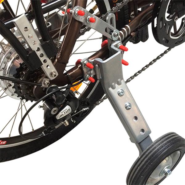 STABILISATEUR OPTIMIZ REGLABLE ROUE ACIER - POUR VELO 24 A 28 '' - ADULTE  (PR)