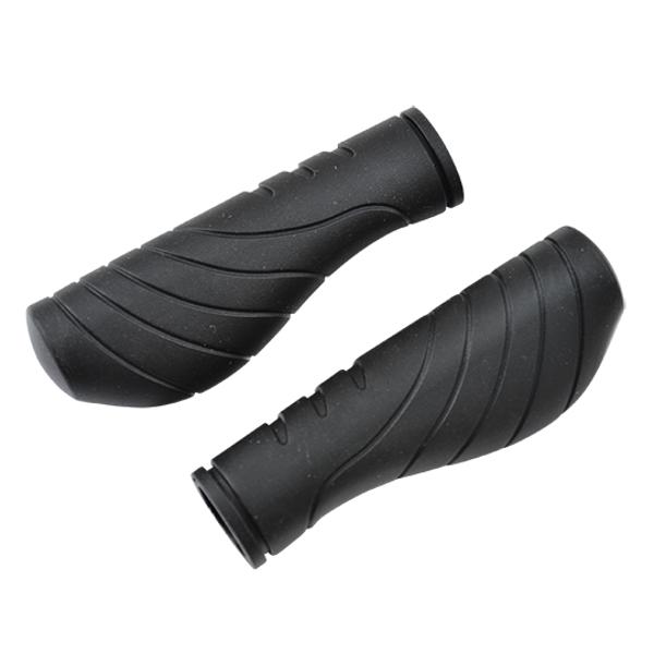 GRIPS -BICYCLE- OPTIMIZ GEL/KRATON ERGONOMIC  BLACK 130mm (PAIR)