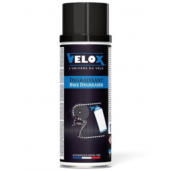 NETTOYANT / DEGRAISSANT VELO VELOX CASSETTE ET CHAINE MULTI (AEROSOL 400ML)