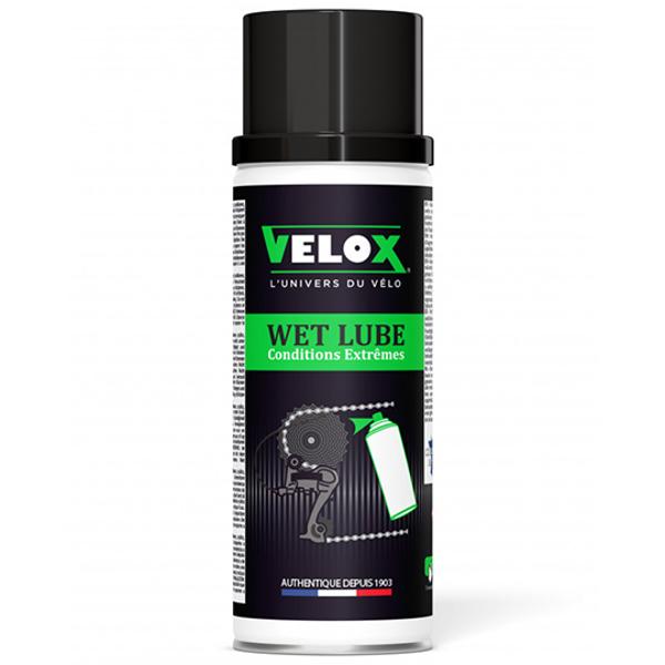 HUILE / LUBRIFIANT CHAINE VELOX WET LUBE CONDITION EXTREME (AEROSOL 200 ML)