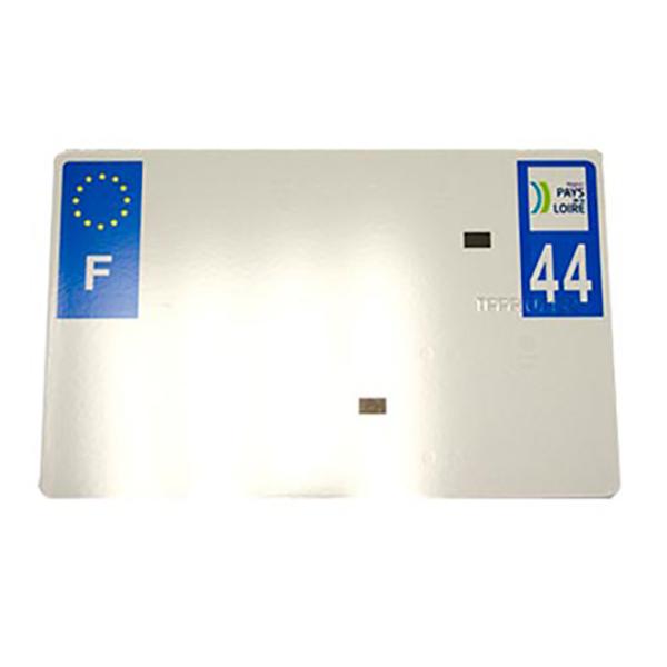 PLAQUE IMMAT. TIFLEX HYBRIDE ALU BLANCHE 210X130 SIV REALISE - DEPT 05 -HAUTES ALPES (X1)