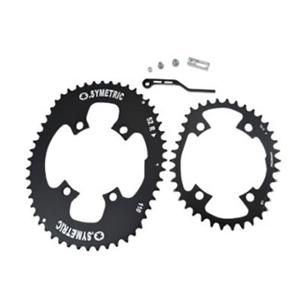 PLATEAU ROUTE DIAM 110 52-42 NOIR OSYMETRIC COMP. DURA ACE 9000 / ULTEGRA 6800 11 / 10V. (KIT