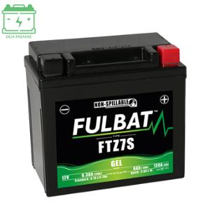 BATTERIE FTZ7S FULBAT 12V6AH LG113 L70 H105 (GEL - SANS ENTRETIEN) - ACTIVEE USINE