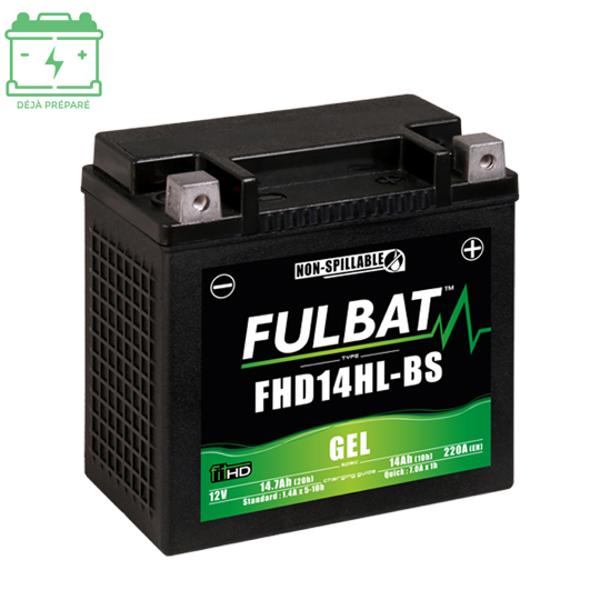 BATTERIE FHD14HL-BS FULBAT 12V14AH LG150 L87 H145 (GEL - SANS ENTRETIEN) - ACTIVEE USINE