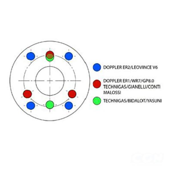 JOINT SILENCIEUX / CARTOUCHE / POT DOPPLER ER1 / ER2 / GP8.0 / WR7 / LEOVINCE V6 / UNIVERSEL