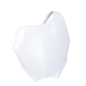 FORK HEAD MOTO 50cc/MOTO/MOPED UFO* NUMBER PLATE CROSS TYPE YZ WHITE