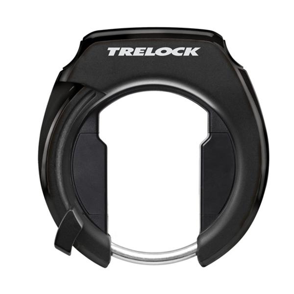 BICYCLE LOCK HORSESHOE TRELOCK RS351 BLACK + ADAPTER COLLAR -OPENS 60mm/OPTION CABLE