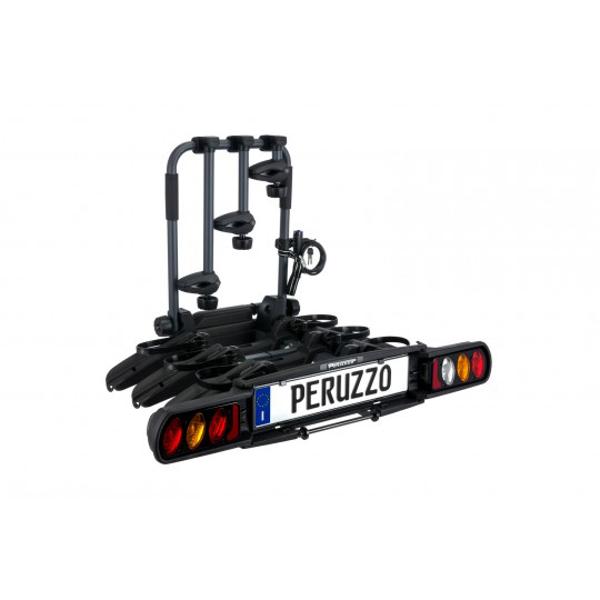 BICYCLE CARRIER PLATFORM ON HITCH PERUZZO PURE INSTINCT RECLINABLE STEEL 3 BIKES -  FIXED PRICE