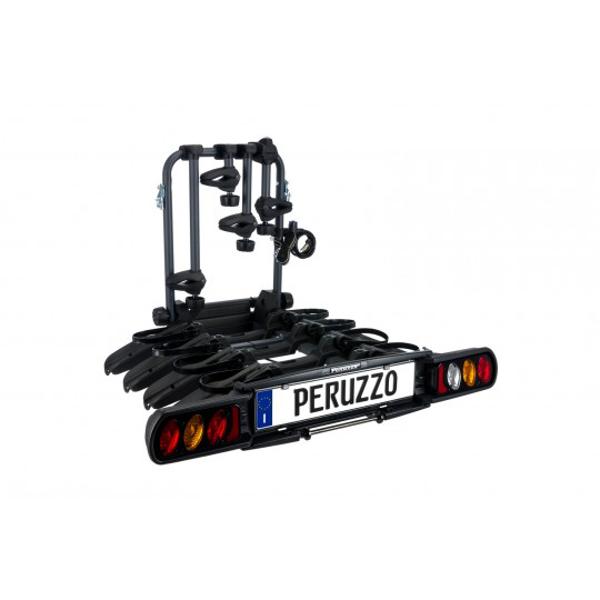 BICYCLE CARRIER PLATFORM ON HITCH PERUZZO PURE INSTINCT RECLINABLE STEEL 4 BIKES -  FIXED PRICE