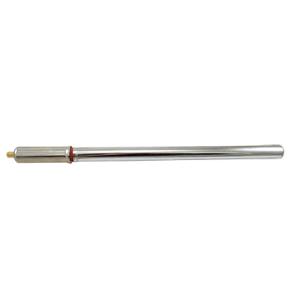 BICYCLE TRADITIONAL PUMP L380mm -STEEL SILVER PRESTA VALVE