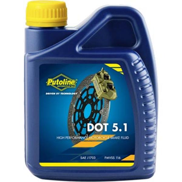 LIQUIDE FREIN DOT5.1 PUTOLINE UNIVERSAL BRAKE FLUID (500ML)
