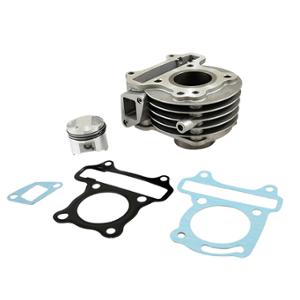 CYLINDRE SCOOTER ALU TEKNIX CHEMISE FONTE ADAPT. PEUGEOT DJANGO / KISBEE 4T 2V PISTON AXE 10