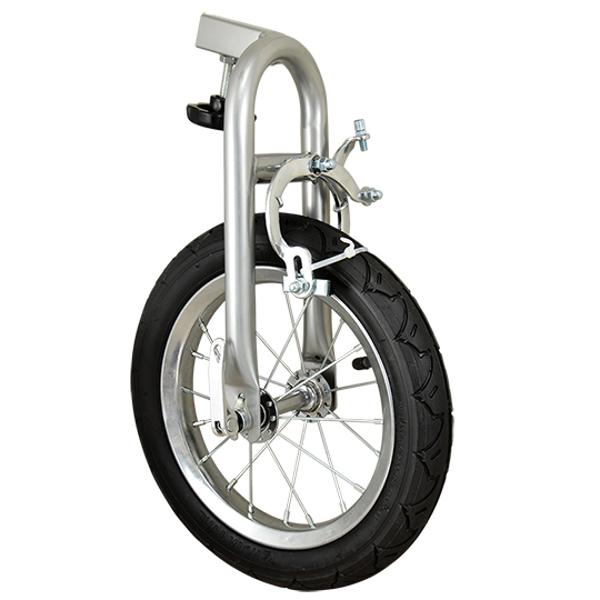 "TRAILER WHEEL 12"" FRONT JOGGER (COMPATIBLE OPTIMIZ KIDS TRAILER) - SOLD WITH FORK"