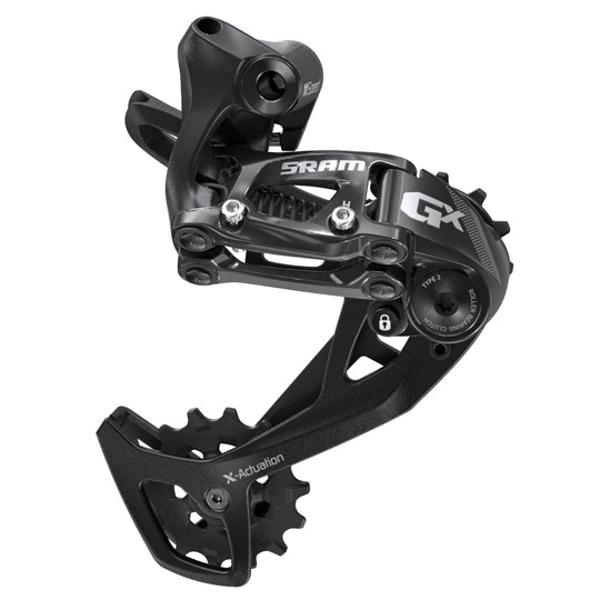 DERAILLEUR VTT AR SRAM GX 11V. NOIR GRANDE CHAPE (2X11)