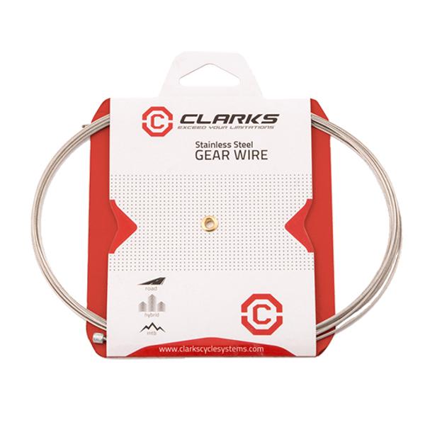 CABLE DERAILLEUR INOX CLARKS D1.10MM L2.30M (VENDU A L'UNITE)