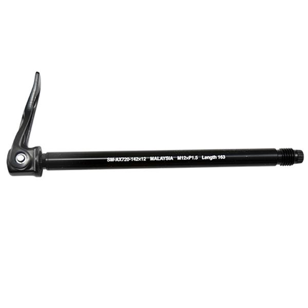 BLOCAGE ROUTE AR AXE TRAVERSANT SHIMANO 12MM ENTRAXE DE 142MM NOIR