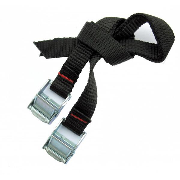 BICYCLE RACK STRAP PERUZZO 33cm WITH ZAMAC BUCKLE (PAIR)