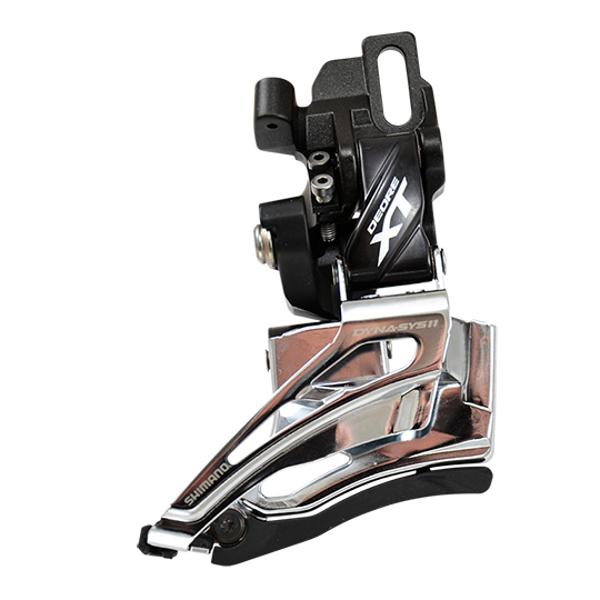 DERAILLEUR VTT AV SHIMANO MONTAGE DIRECT  XT M8025 DOUBLE PLATEAUX (TIRAGE HAUT ET BAS)