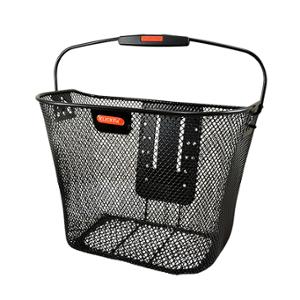 PANIER AV FIXE ACIER KLICKFIX 16L NOIR 35X26X25 CM (AVEC FIXATION VAE / E BIKE 22-31.8 MM)