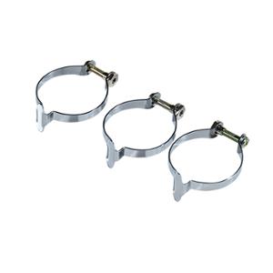 COLLIER PASSE GAINE 28.6MM OPTIMIZ ACIER CHROME (X3) (SANS VISSERIE)