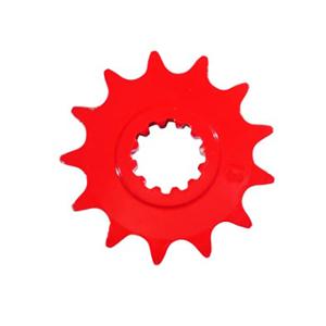 SPROCKET MOTO 50cc A14 TUN'R FOR AM6 420 14  TEETH - RED