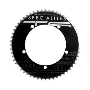 CHAIN RING ROAD ALU Ø144 51 TEETH EXTER TA FULL TRACK 5 SPOKES -BLACK