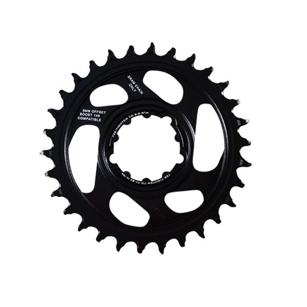 CHAINRING -MTB-  MONO DIRECT MOUNT 3mm 30 TEETH BLACK EAGLE X SYNC OFFSET BOOST SRAM 12 SP