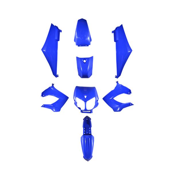 CARROSSERIE MECABOITE TUN'R KIT ADAPT. DERBI SENDA XTREME / XRACE 00->11 / DRD ->06 - BLEU