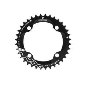 CHAINRING E-BIKE MONO Ø104 EXTER 36-TEETH  BLACK 4 SPOKES MICHE COMP. YAMAHA