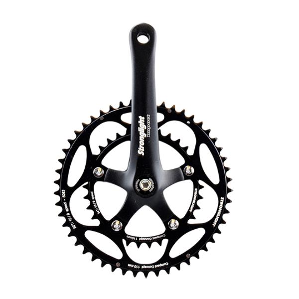PEDALIER ROUTE COMPACT 50-34D L170 STRONG IMPACT NOIR 9 / 10V